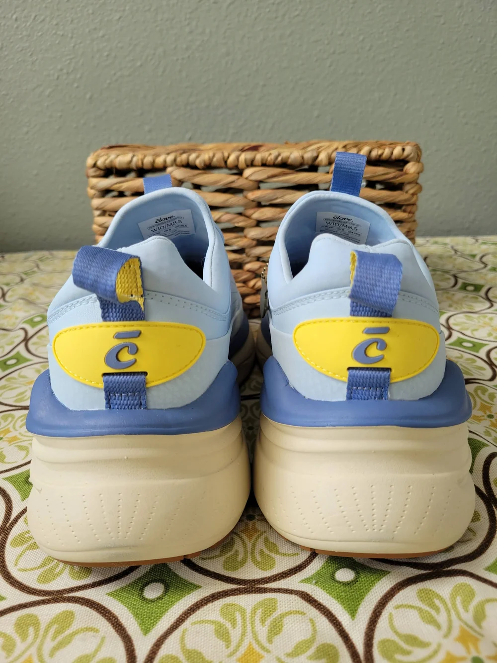 Clove Women's Forte 2 Blue Lemon Sneakers Shoes Size 10  Nursing Healthcare